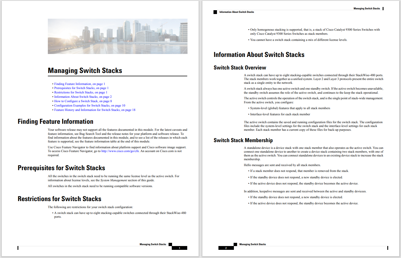 cisco 9300 stacking configuration