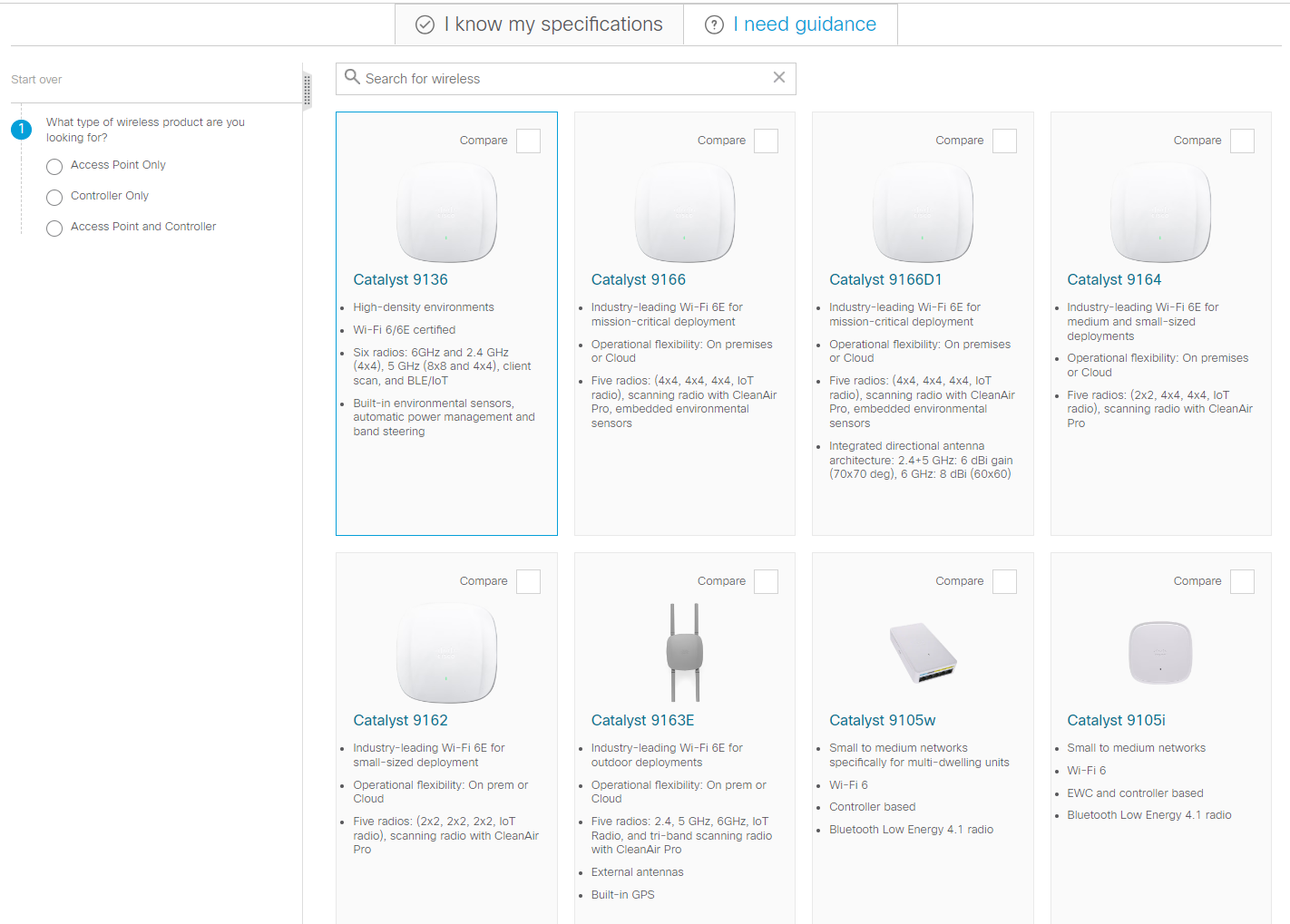 cisco wireless ap selector
